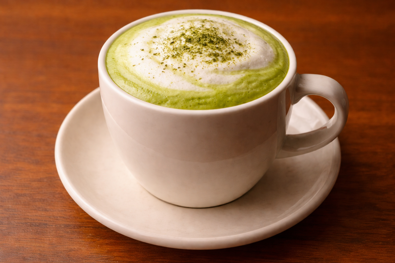 Thai green tea drink